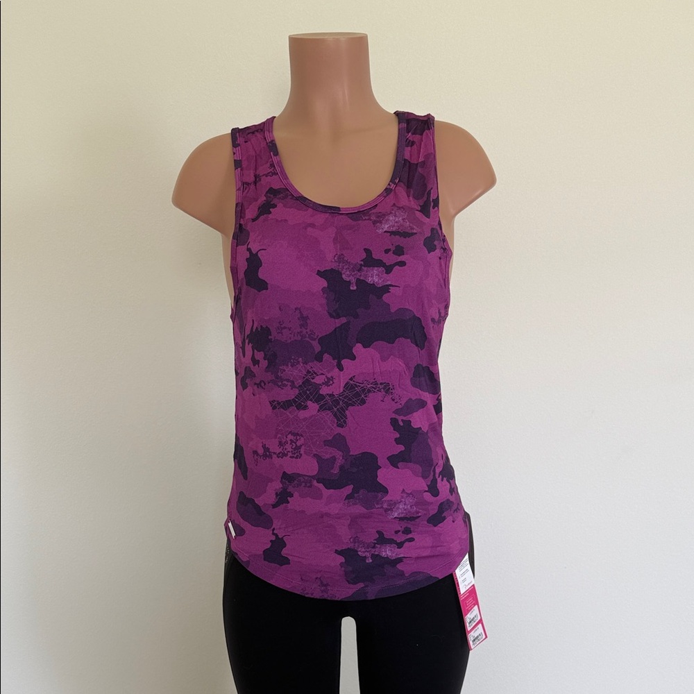 Vibrant Purple Camouflage Women's Tank Top